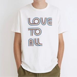Love to All Tee - Madewell XL